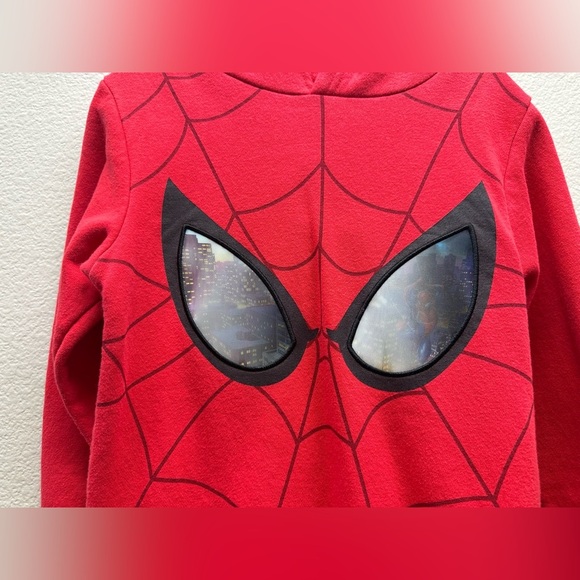 H & M Spider Man Hoodie -5T/6 - Picture 2 of 3